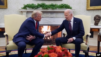 Imyiteguro y’Ihererekanyabubasha Hagati ya Biden na Trump Irarimbanije